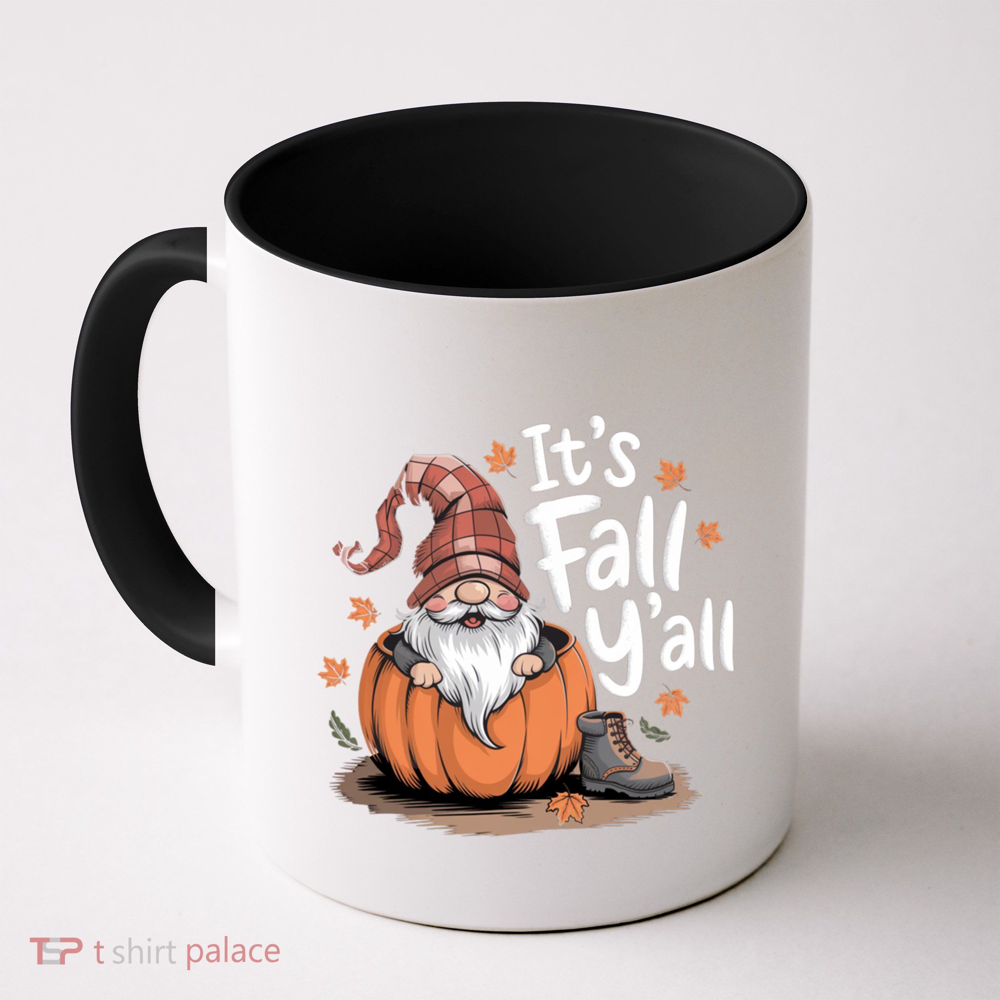 ItS Fall YAll Pumpkin Gnome Autumn Tree Hello Fall Gift Coffee Mug