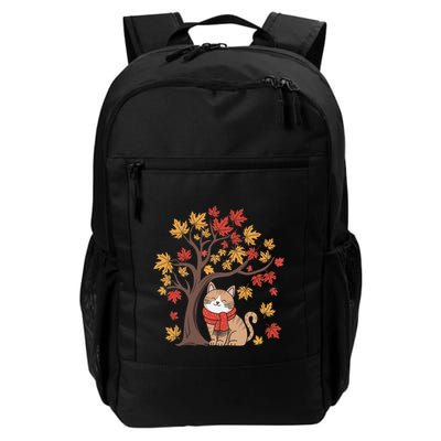ItS Fall YAll Cat Leaf Fall Tree Happy Autumn Thanksgiving Daily Commute Backpack