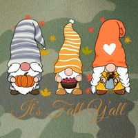 It's Fall Y'all Cute Gnomes Legacy Tie Dye Trucker Hat