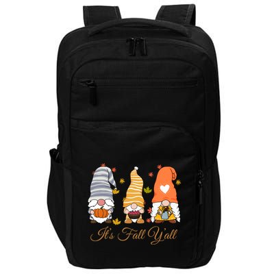 It's Fall Y'all Cute Gnomes Impact Tech Backpack