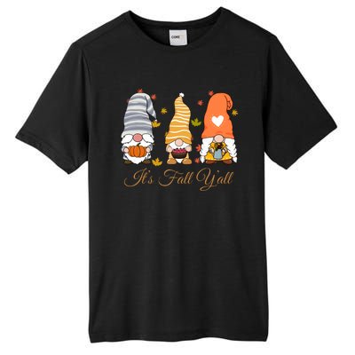 It's Fall Y'all Cute Gnomes Tall Fusion ChromaSoft Performance T-Shirt