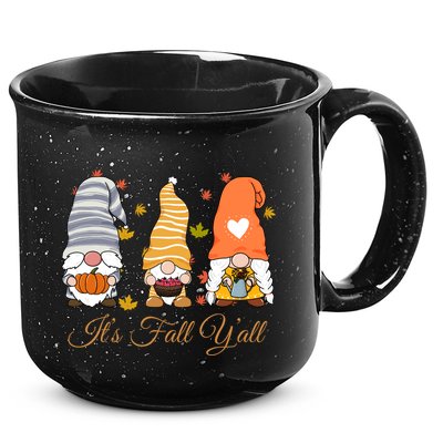 It's Fall Y'all Cute Gnomes 15oz Campfire Ceramic Mug