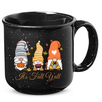 It's Fall Y'all Cute Gnomes 15oz Campfire Ceramic Mug