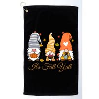 It's Fall Y'all Cute Gnomes Golf Towel