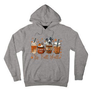 It’S Fall Y’All Great Dane Coffee Pumpkin Spice Latte Autumn Tall Hoodie