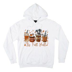 It’S Fall Y’All Great Dane Coffee Pumpkin Spice Latte Autumn Hoodie