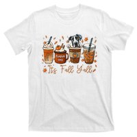 It’S Fall Y’All Great Dane Coffee Pumpkin Spice Latte Autumn T-Shirt