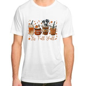 It’S Fall Y’All Great Dane Coffee Pumpkin Spice Latte Autumn Adult ChromaSoft Performance T-Shirt