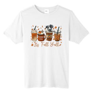 It’S Fall Y’All Great Dane Coffee Pumpkin Spice Latte Autumn Tall Fusion ChromaSoft Performance T-Shirt