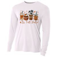 It’S Fall Y’All Great Dane Coffee Pumpkin Spice Latte Autumn Cooling Performance Long Sleeve Crew