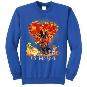 ItS Fall YAll Blue Heeler Dog Lovers Thanksgiving Gift Tall Sweatshirt