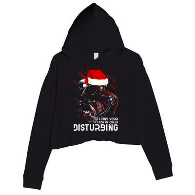 I Find Your Lack Of Cheer Disturbing Star Movie Wars Darth Santa Claus Crop Fleece Hoodie