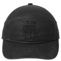 I Find Your Lack Of Ammo Disturbing Funny Gun Camo Guns 7-Panel Snapback Hat
