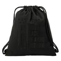 I Find Your Lack Of Ammo Disturbing Funny Gun Camo Guns Drawstring Bag
