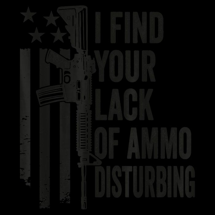 I Find Your Lack Of Ammo Disturbing Funny Gun Camo Guns Drawstring Bag