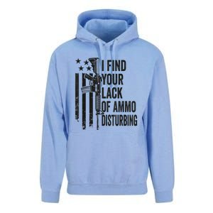 I Find Your Lack Of Ammo Disturbing Funny Gun Camo Guns Unisex Surf Hoodie