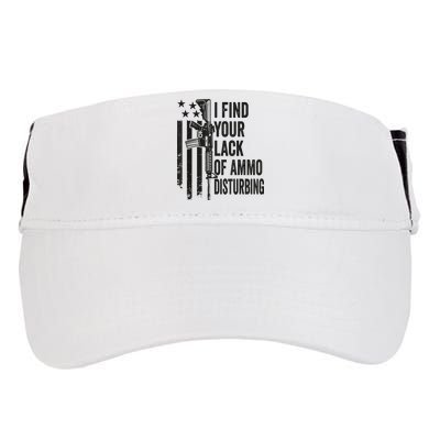I Find Your Lack Of Ammo Disturbing Funny Gun Camo Guns Adult Drive Performance Visor