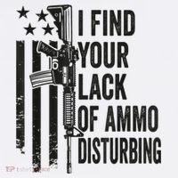 I Find Your Lack Of Ammo Disturbing Funny Gun Camo Guns Adult Drive Performance Visor