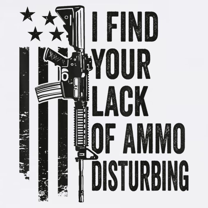 I Find Your Lack Of Ammo Disturbing Funny Gun Camo Guns Bucket Hat