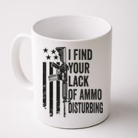 I Find Your Lack Of Ammo Disturbing Funny Gun Camo Guns Mug