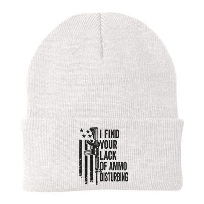 I Find Your Lack Of Ammo Disturbing Funny Gun Camo Guns Beanie