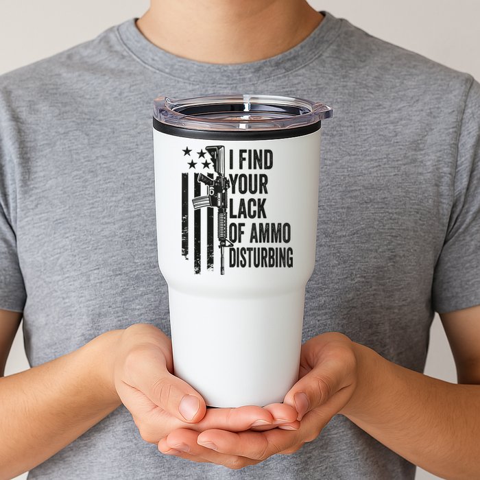 I Find Your Lack Of Ammo Disturbing Funny Gun Camo Guns Tumbler
