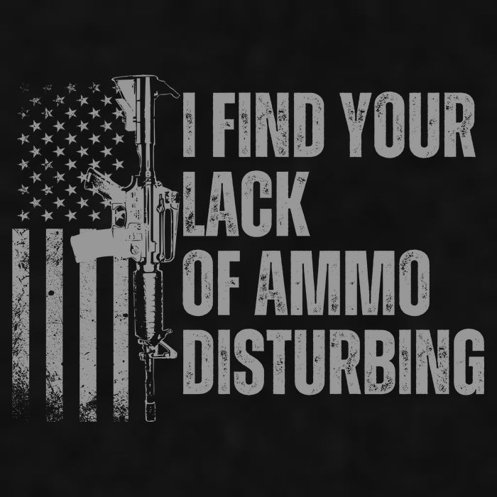 I Find Your Lack Of Ammo Disturbing Ladies PosiCharge Tri-Blend Wicking Tank