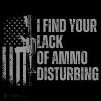 I Find Your Lack Of Ammo Disturbing Cropped Pullover Crew