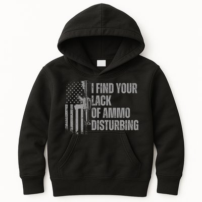 I Find Your Lack Of Ammo Disturbing Kids Hoodie