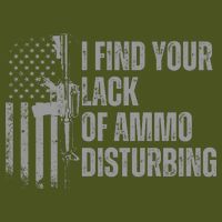 I Find Your Lack Of Ammo Disturbing Sustainable Bucket Hat