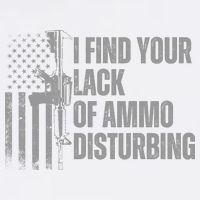 I Find Your Lack Of Ammo Disturbing Garment-Dyed Sweatshirt
