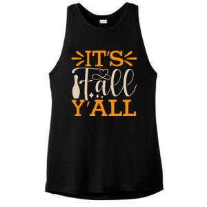 ItS Fall YAll Cut File Ladies PosiCharge Tri-Blend Wicking Tank