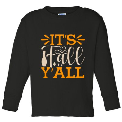 ItS Fall YAll Cut File Toddler Long Sleeve Shirt