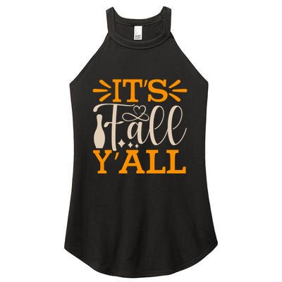 ItS Fall YAll Cut File Women's Perfect Tri Rocker Tank