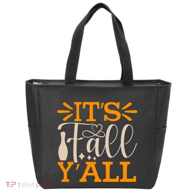 ItS Fall YAll Cut File Zip Tote Bag
