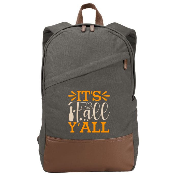 ItS Fall YAll Cut File Cotton Canvas Backpack