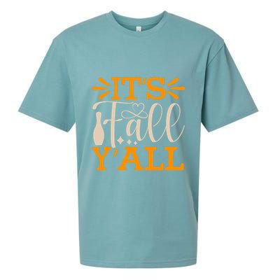 ItS Fall YAll Cut File Sueded Cloud Jersey T-Shirt
