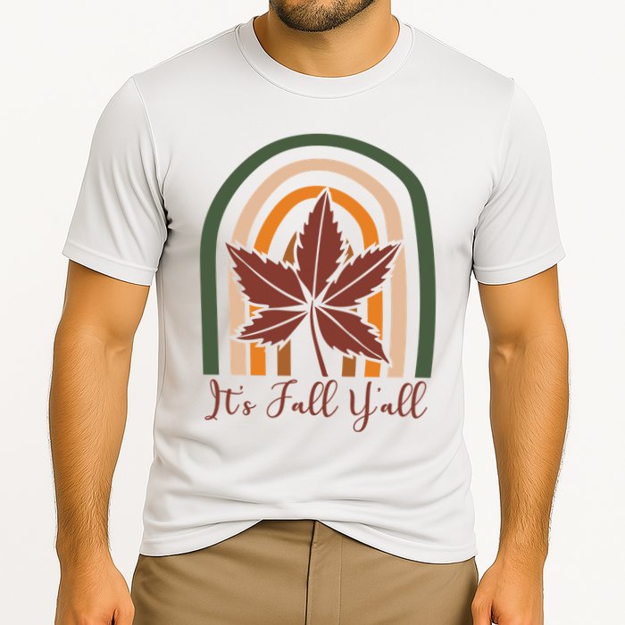 It's Fall Y'all Nature Rainbow Cooling Performance Crew T-Shirt