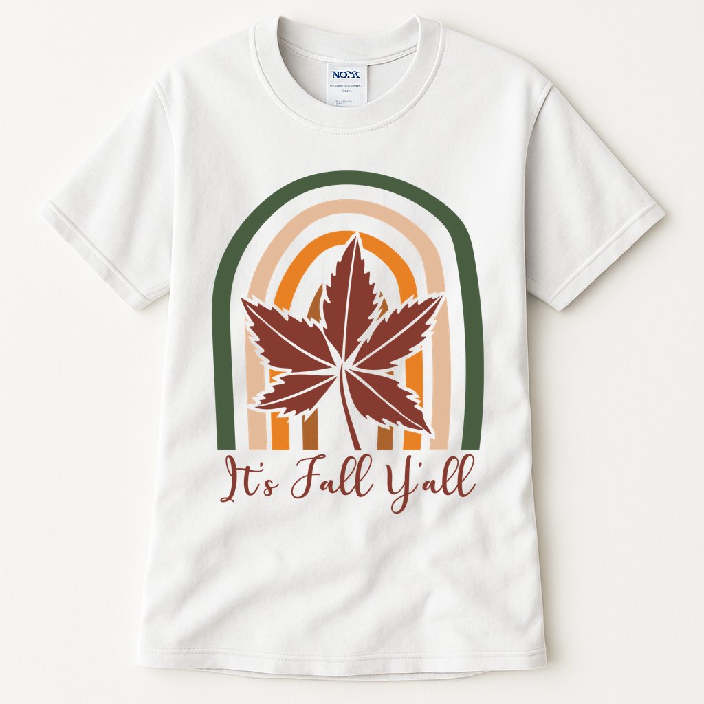 It's Fall Y'all Nature Rainbow Tall T-Shirt