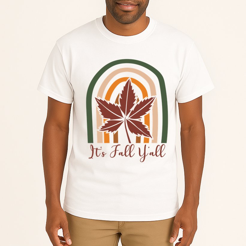 It's Fall Y'all Nature Rainbow Tall T-Shirt