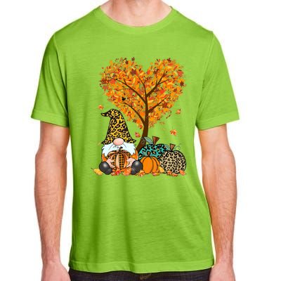 It's Fall Y'all Cute Gnomes Pumpkin Autumn Tree Fall Leaves Adult ChromaSoft Performance T-Shirt