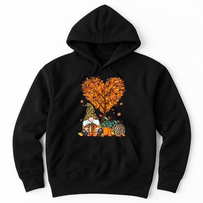 It's Fall Y'all Cute Gnomes Pumpkin Autumn Tree Fall Leaves Hoodie