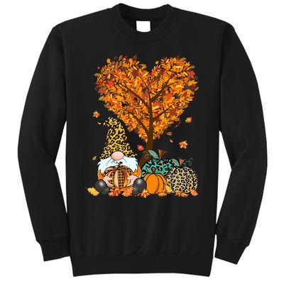 It's Fall Y'all Cute Gnomes Pumpkin Autumn Tree Fall Leaves Sweatshirt