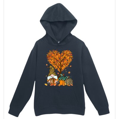 It's Fall Y'all Cute Gnomes Pumpkin Autumn Tree Fall Leaves Urban Pullover Hoodie