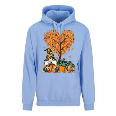 It's Fall Y'all Cute Gnomes Pumpkin Autumn Tree Fall Leaves Unisex Surf Hoodie