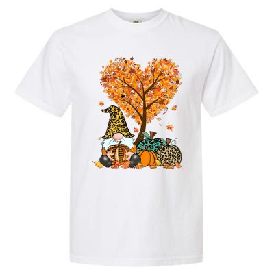 It's Fall Y'all Cute Gnomes Pumpkin Autumn Tree Fall Leaves Garment-Dyed Heavyweight T-Shirt