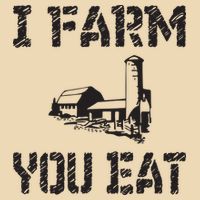 I Farm You Eat Funny Farming Pride Local Farmer Appreciation Zip Tote Bag