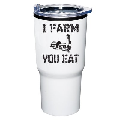 I Farm You Eat Funny Farming Pride Local Farmer Appreciation Tumbler