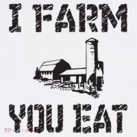 I Farm You Eat Funny Farming Pride Local Farmer Appreciation Women's V-Neck T-Shirt