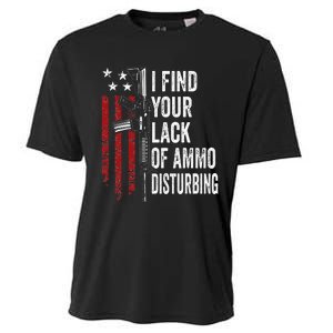 I Find Your Lack Of Ammo Disturbing Funny Gun Owner Joke Cooling Performance Crew T-Shirt